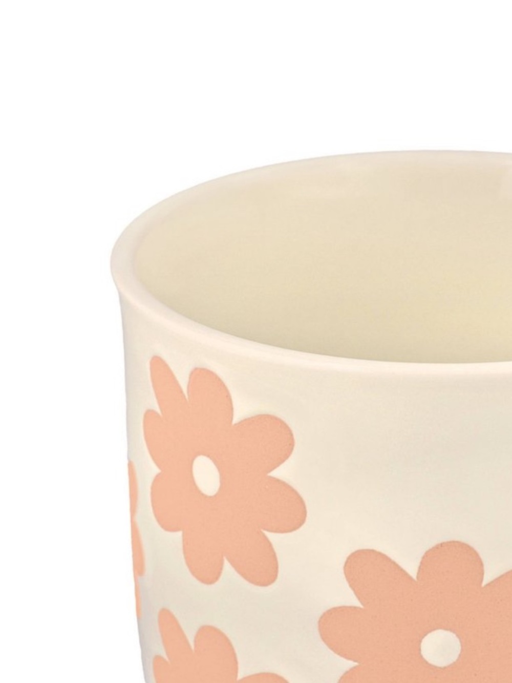 Spring Floral Ceramic Planter with Daisy Pattern by Target Bullseye’s Playground - Picture 3 of 5